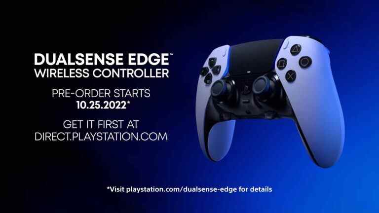 Prix ​​du contrôleur DualSense Edge PS5 Pro fixé à 200 $, sorties le 26 janvier 2023