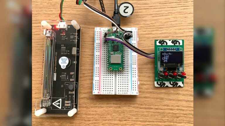 Raspberry Pi Pico W Geiger Counter Logs Lectures en ligne