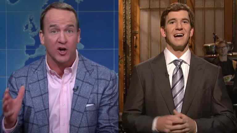 Peyton Manning and Eli Manning on Saturday Night Live