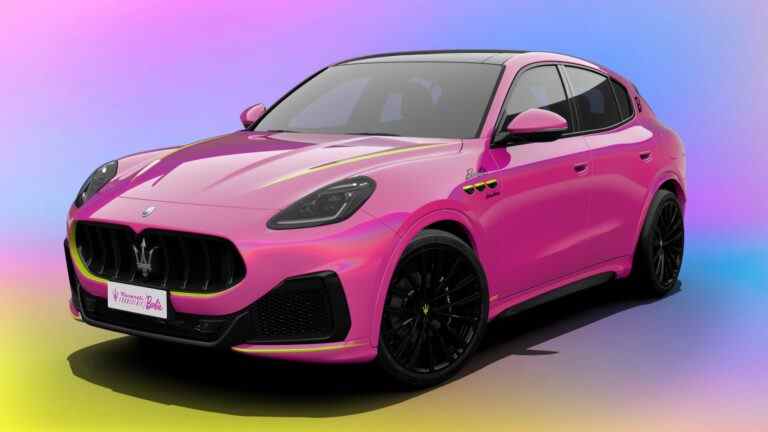 Sacré Rose !  Le Neiman Marcus Barbie Maserati Grecale Trofeo de 330 000 $ est richement unique