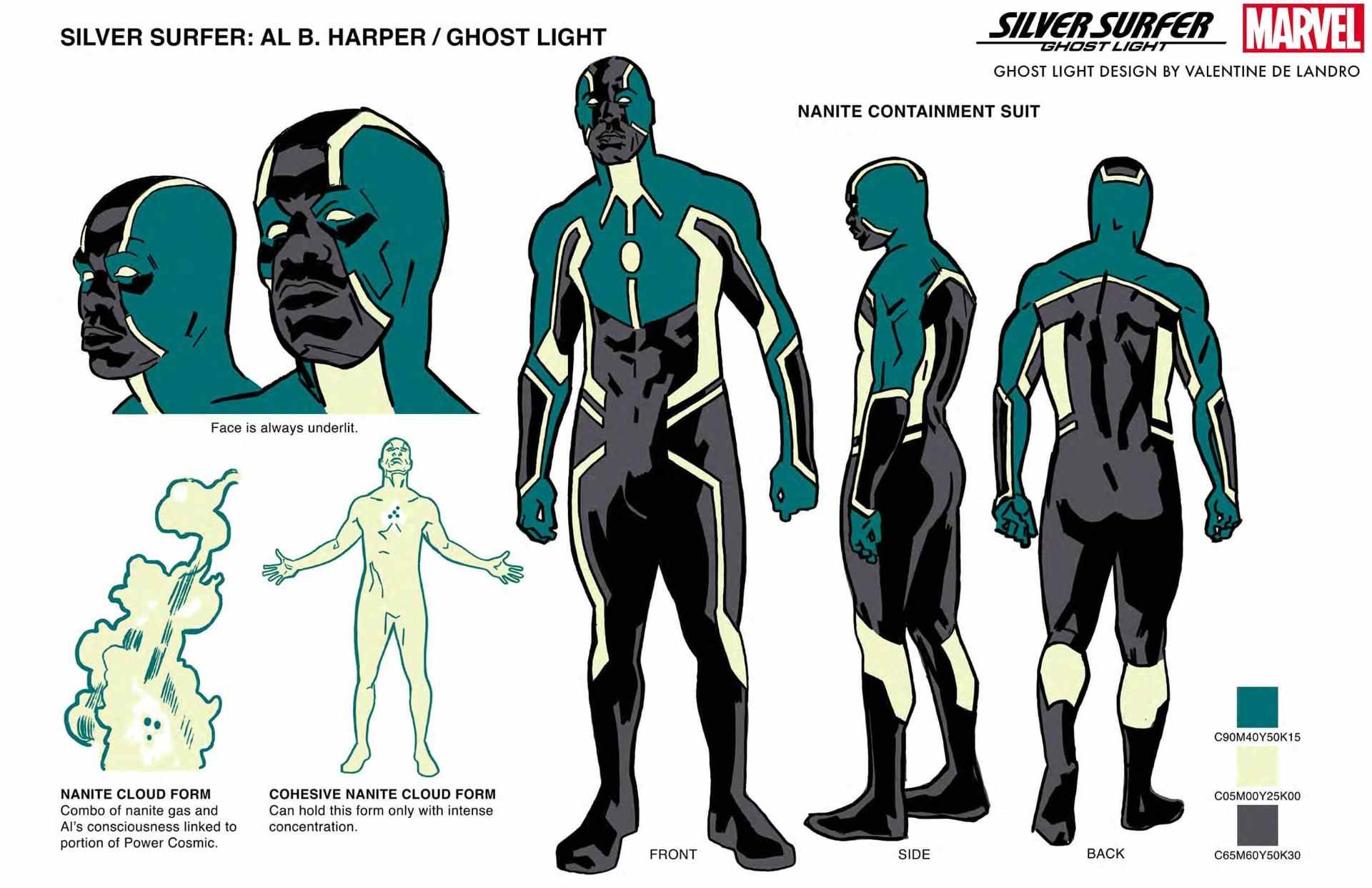 Silver Surfer: Conception de personnages Ghost Light