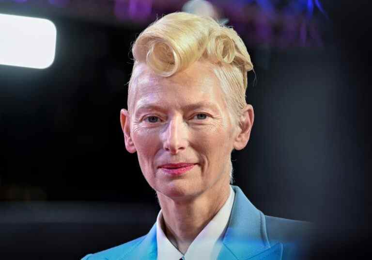 LONDON, ENGLAND - OCTOBER 06:  Tilda Swinton attends "The Eternal Daughter" UK premiere during the 66th BFI London Film Festival at The Royal Festival Hall on October 06, 2022 in London, England. (Photo by Gareth Cattermole/Getty Images for BFI)