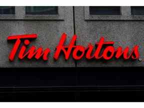 Un logo Tim Hortons.