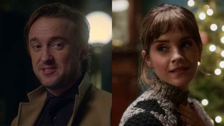 Emma Watson and Tom Felton in Harry Potter 20th Anniversary: Return to Hogwarts