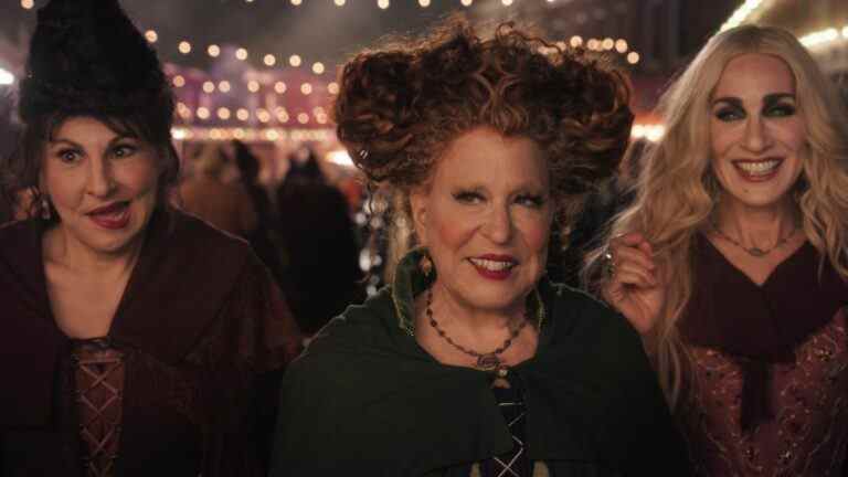 The Sanderson sisters return in Hocus Pocus 2