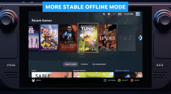 Valve branche accidentellement l'émulateur Nintendo Switch dans Steam Deck Promo