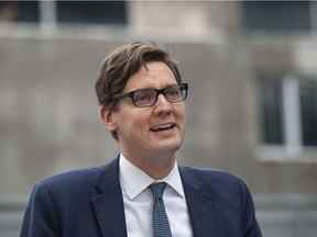 David Eby le 26 mai 2022 à Vancouver.