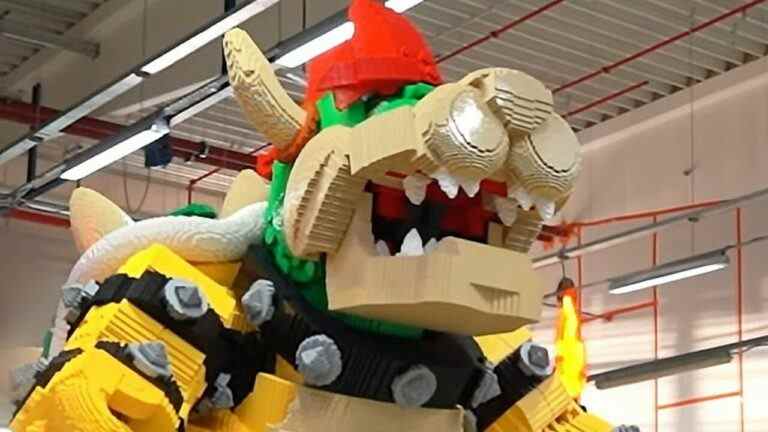 Voici comment le Bowser LEGO de 14 pieds de haut a été construit
