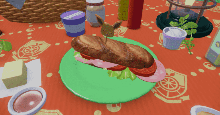 Vous pouvez faire des sandwichs élaborés pour Pokémon en Scarlet et Violet
