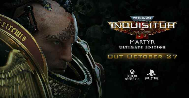 Warhammer 40,000: Inquisitor – Martyr Ultimate Edition pour PS5, lancement Xbox Series le 27 octobre    
