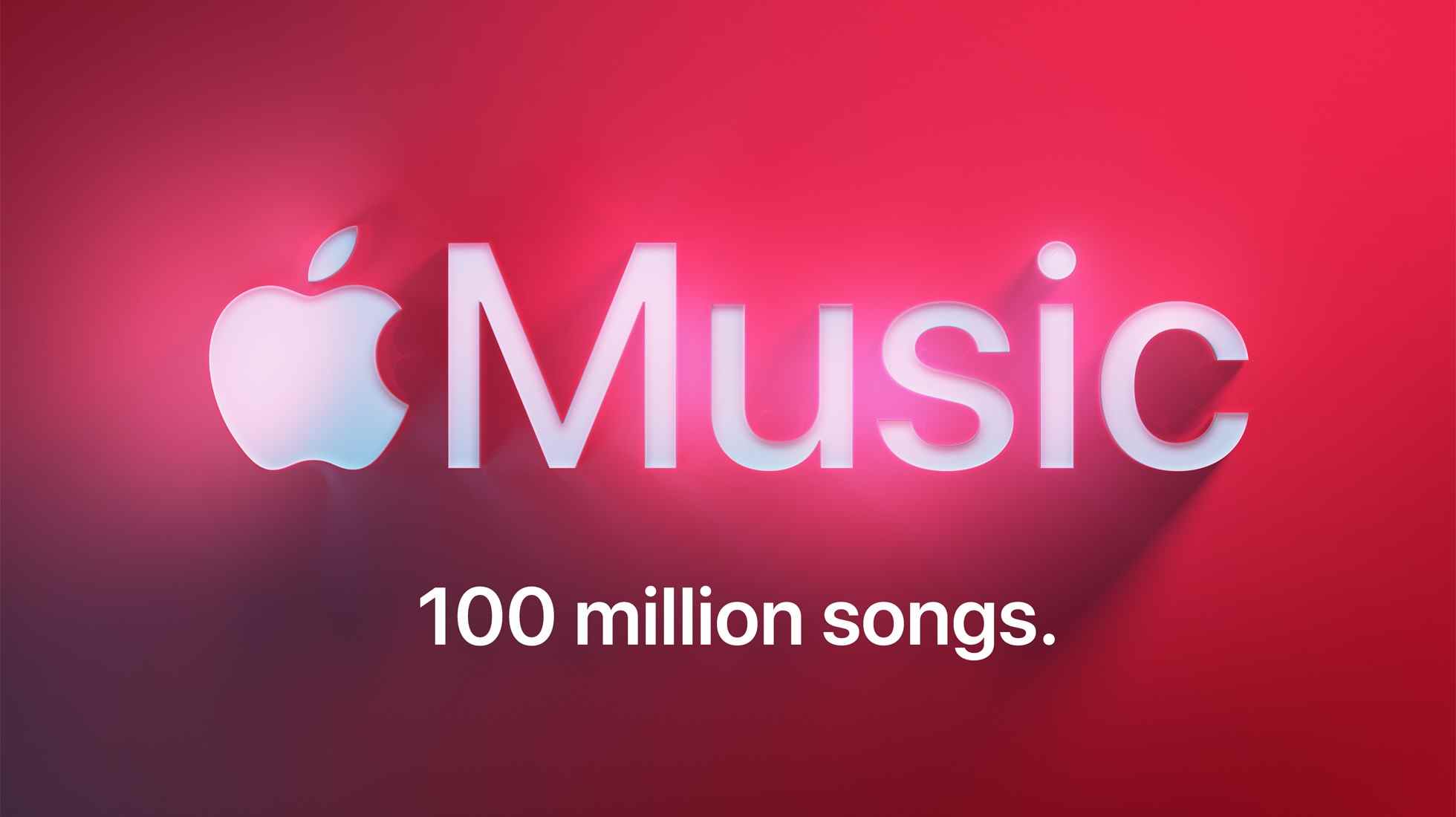 Logo Apple Music pour 100 millions de chansons