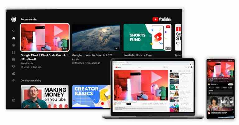 YouTube ajoute le pincement pour zoomer sur mobile dans le cadre de sa dernière refonte