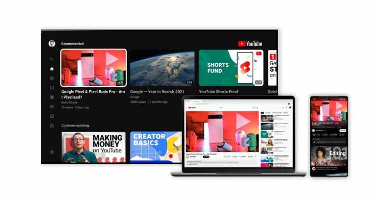 YouTube déploie un nouveau design avec pincement pour zoomer sur iOS et Android et d’autres mises à jour