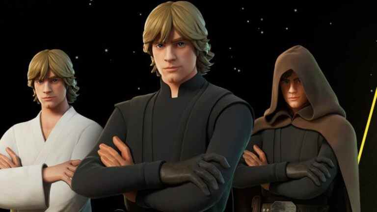 La collaboration Fortnite Star Wars ajoute l'équipement Han Solo, Luke et Leia
