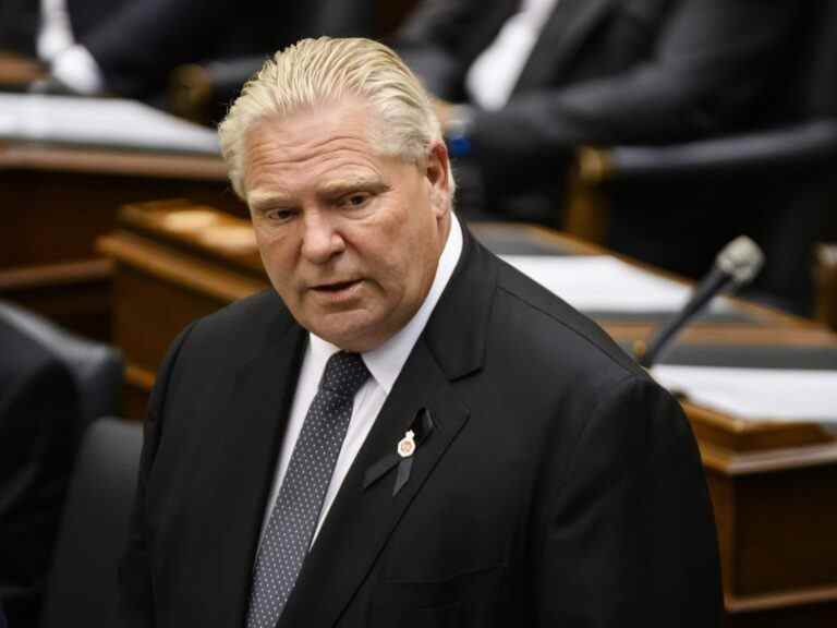 Le premier ministre de l’Ontario défend l’utilisation controversée de la clause nonobstant pour garder les enfants à l’école