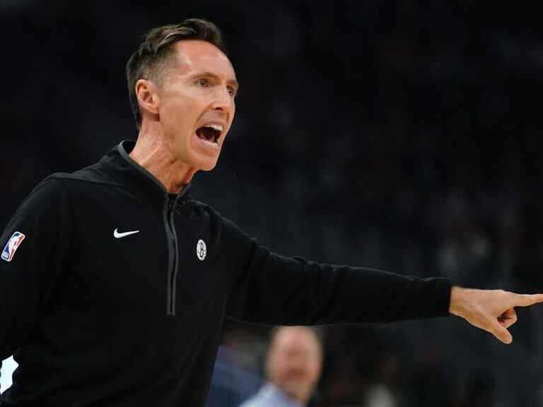 Steve Nash absent en tant qu’entraîneur des Nets après un mauvais départ, plus de controverse