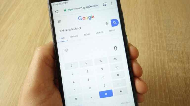 Comment utiliser la calculatrice en ligne de Google