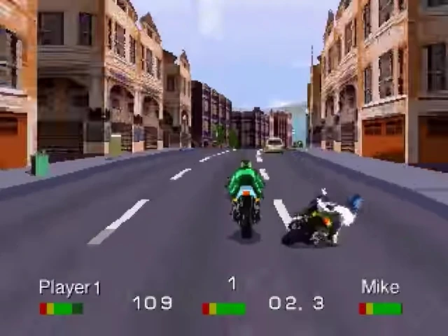 Éruption routière PS1