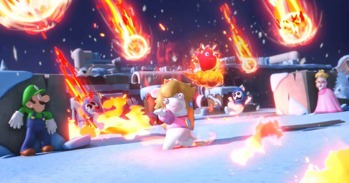 De nouvelles planètes, Rayman et bien d'autres arrivent dans Mario + Rabbids Sparks of Hope en 2023
