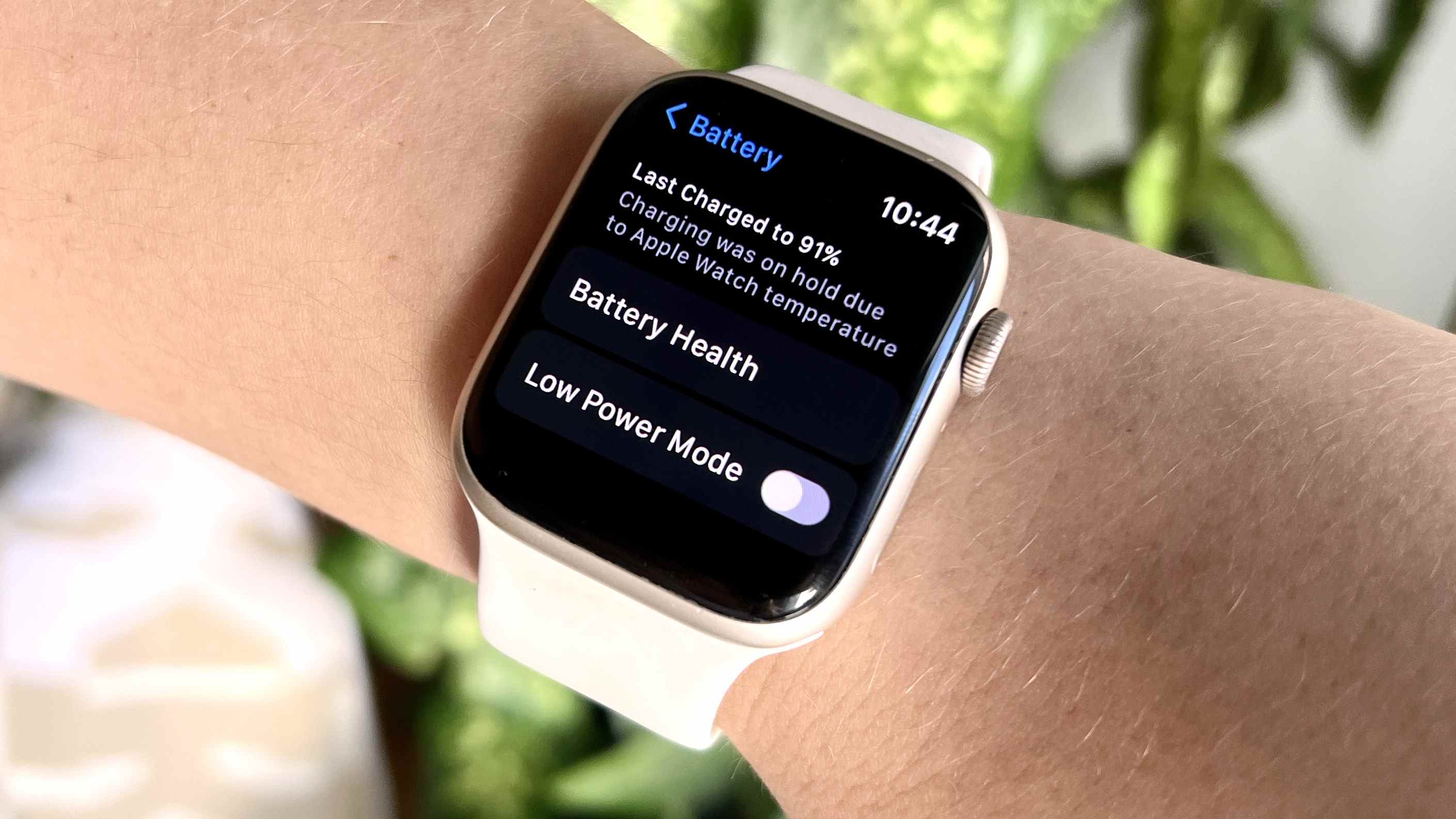 Charge optimisée Apple Watch