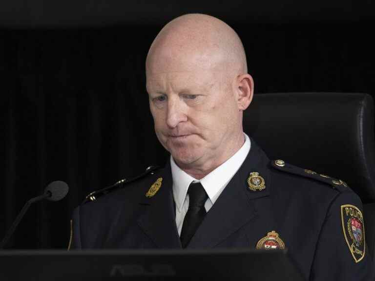 La police d’Ottawa enquête sur des allégations selon lesquelles des agents divulgueraient des informations au « Freedom Convoy »