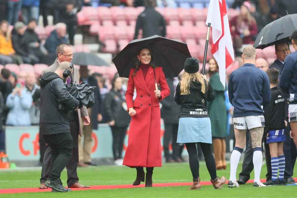 Elle a remplacé le prince Harry en tant que marraine de la Rugby Football League.  (Getty Images)