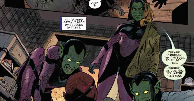 Dans la série Secret Invasion de Marvel, les Skrulls infiltrent les Avengers
