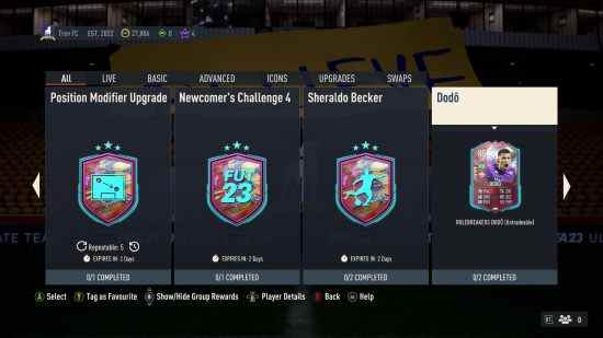 Méthodes de trading FIFA 23 : une liste des SBC actuels