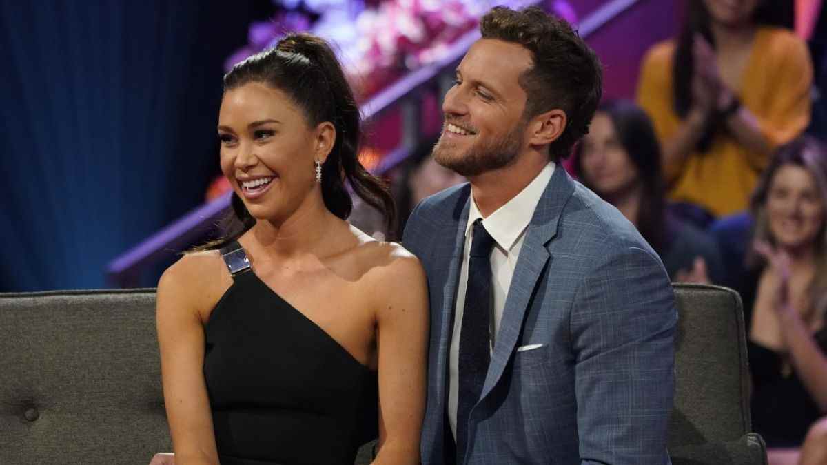 Gabby Windey and Erich Schwer on The Bachelorette.