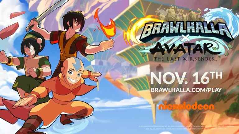 Brawlhalla révèle la collaboration d'Avatar: The Last Airbender
