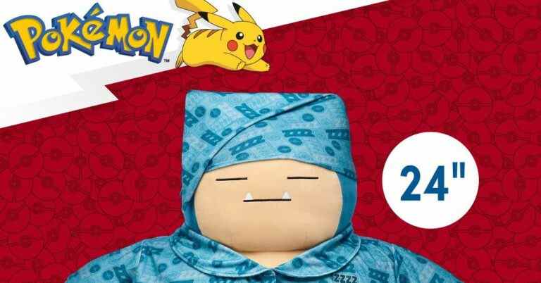 Le Jumbo Snorlax de Pokémon est enfin de retour chez Build-A-Bear
