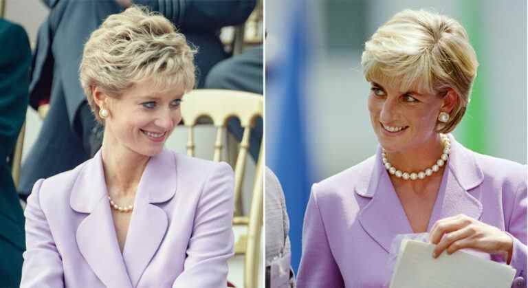 The Crown : la transformation d’Elizabeth Debicki en princesse Diana en images