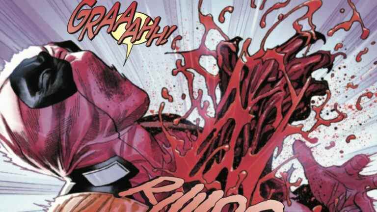 Carnage fait de son mieux pour imiter Aliens « chestburster » dans Deadpool # 1