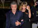 Sylvester Stallone et Jennifer Flavin sont photographiés à New York le 6 octobre 2022 