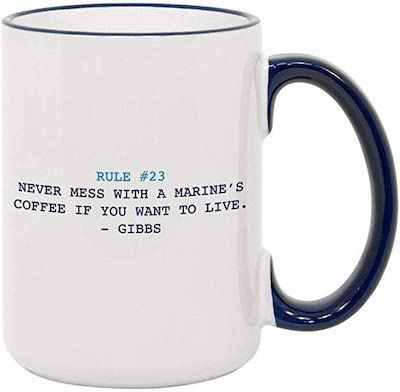 NCIS Gibbs Rules Mug bicolore 15 oz