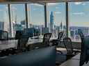 Bureaux dans un nouvel espace de bureau Meta dans le Farley Building à New York, États-Unis, le mercredi 29 septembre 2021. 