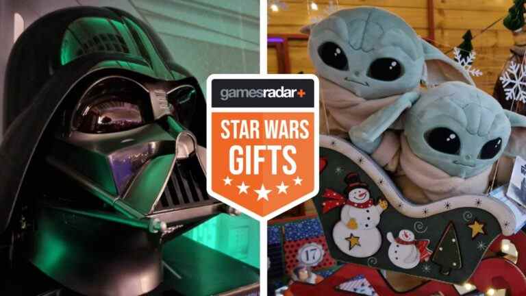 Star Wars gifts with Darth Vader Premium Electronic Helmet and plush Grogu