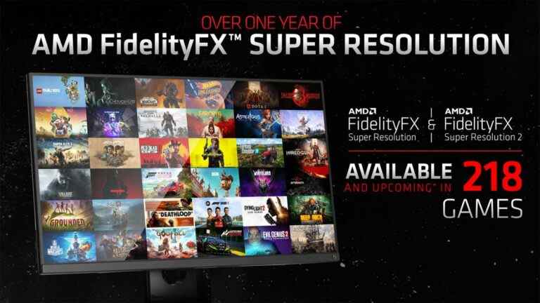 AMD parle de la super résolution 2.2 de FidelityFX et de l’engagement ISV