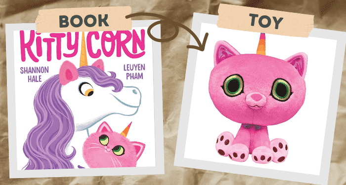 un graphique de Pretty Perfect Kitty-Corn et un jouet Kittycorn