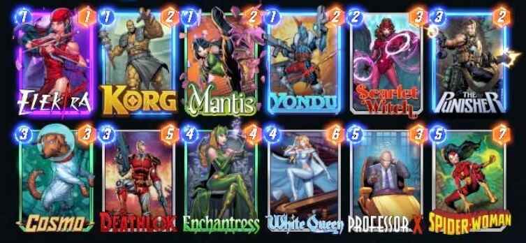 Liste de deck des vannes effrayantes