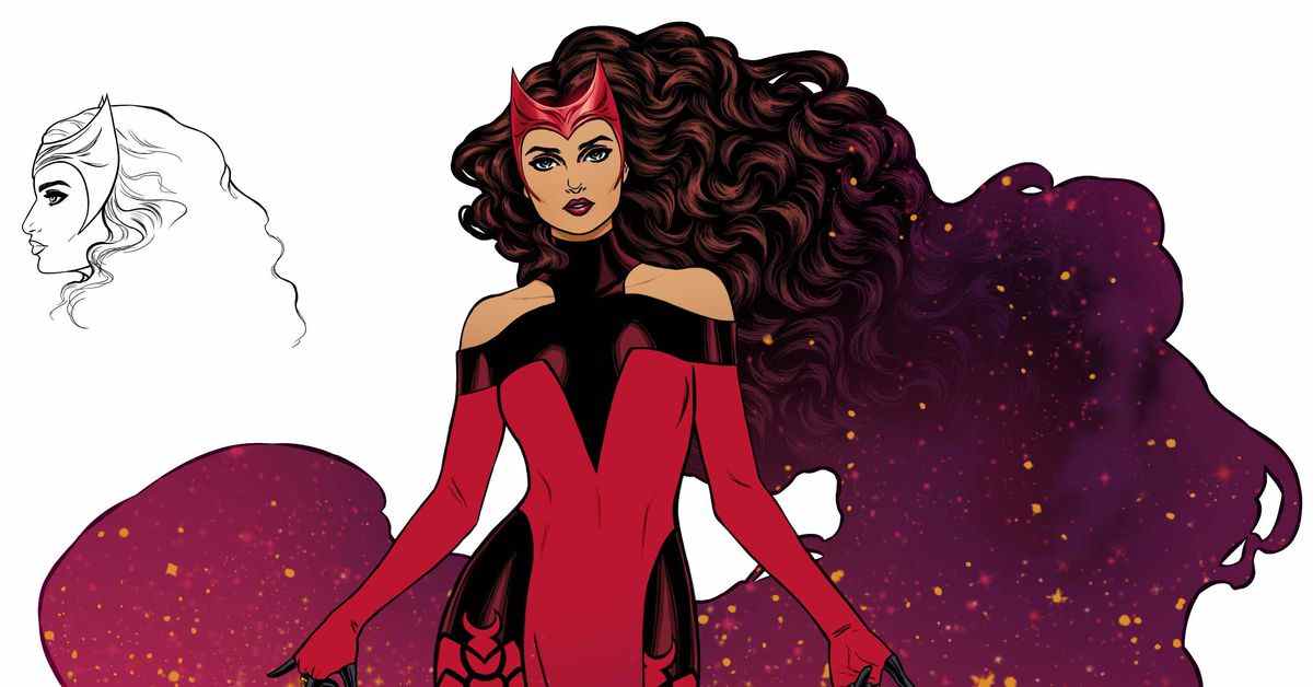 Le nouveau costume de Scarlet Witch est rempli d'oeufs de Pâques pour son histoire de la bande dessinée
