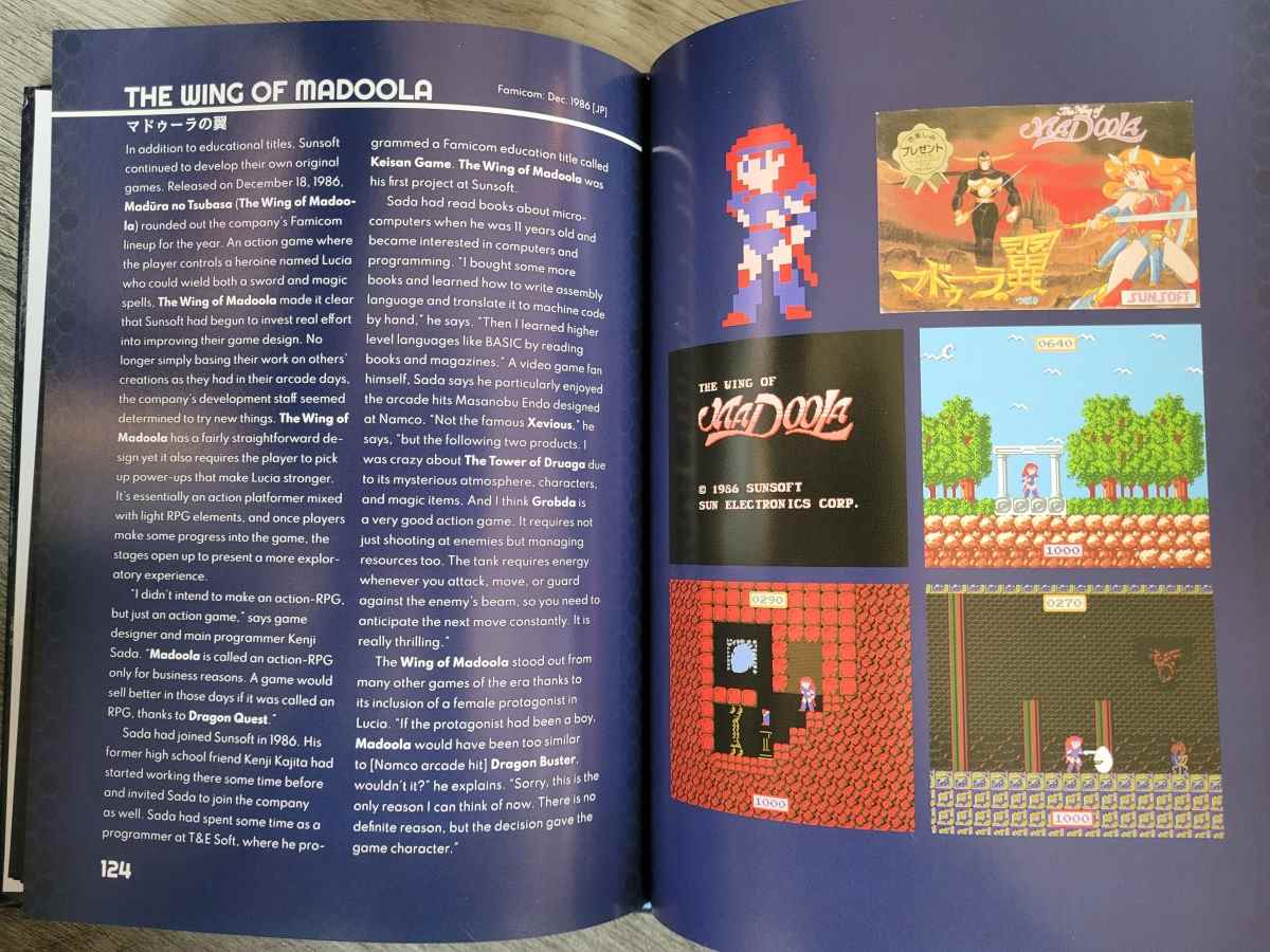 The History of Sunsoft Volume 1 critique de livre Stefan Gancer Press Run Limited Run Games Blaster Master The Wing of Madoola origines contexte jeux annulés nouvelles captures d'écran info