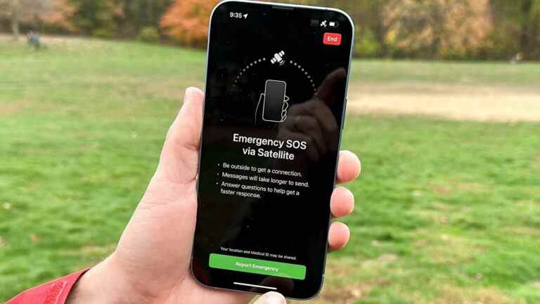 iPhone 14 Emergency SOS via satellite testé : voici ce que c’est que d’utiliser