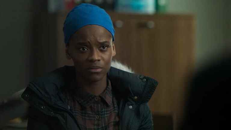 Letitia Wright as Aisha Osagie in Aisha 