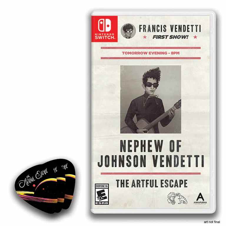 The Artful Escape sort en version physique sur Switch
