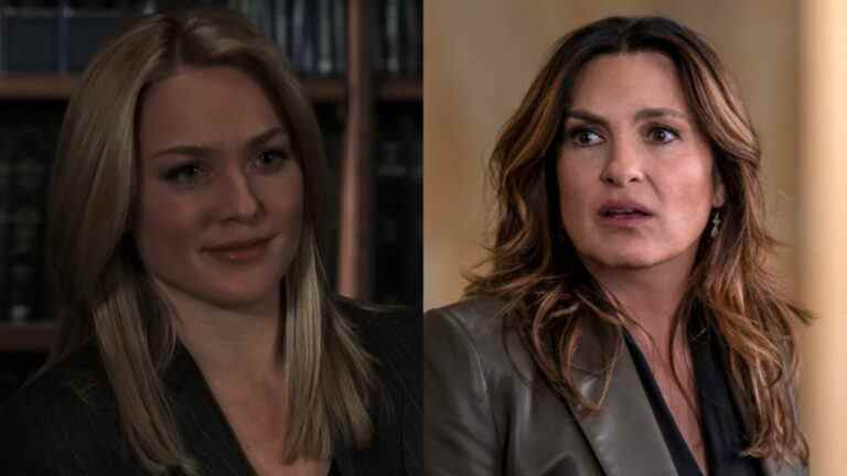 Elisabeth Rohm on Law & Order side by side with Mariska Hargitay on SVU