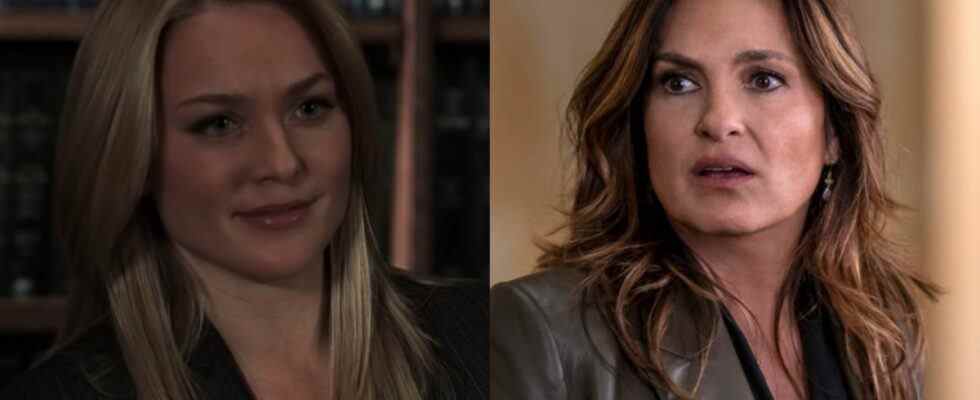 Elisabeth Rohm on Law & Order side by side with Mariska Hargitay on SVU