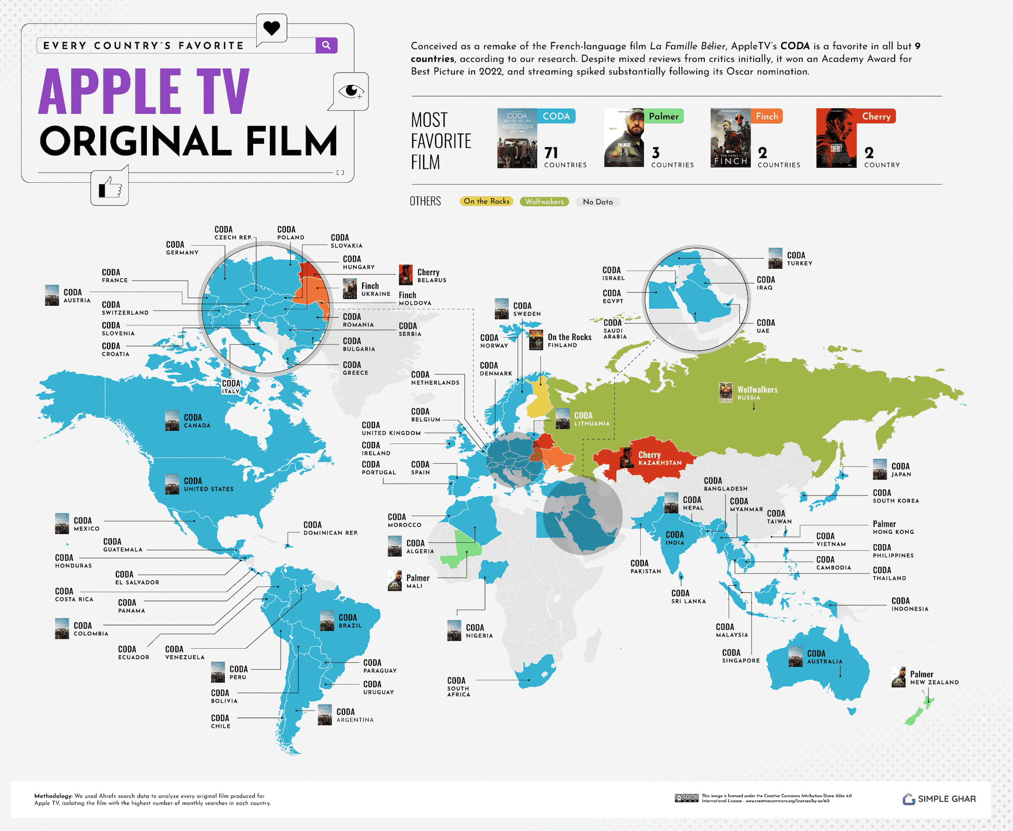 Le film Apple TV+ préféré de chaque pays