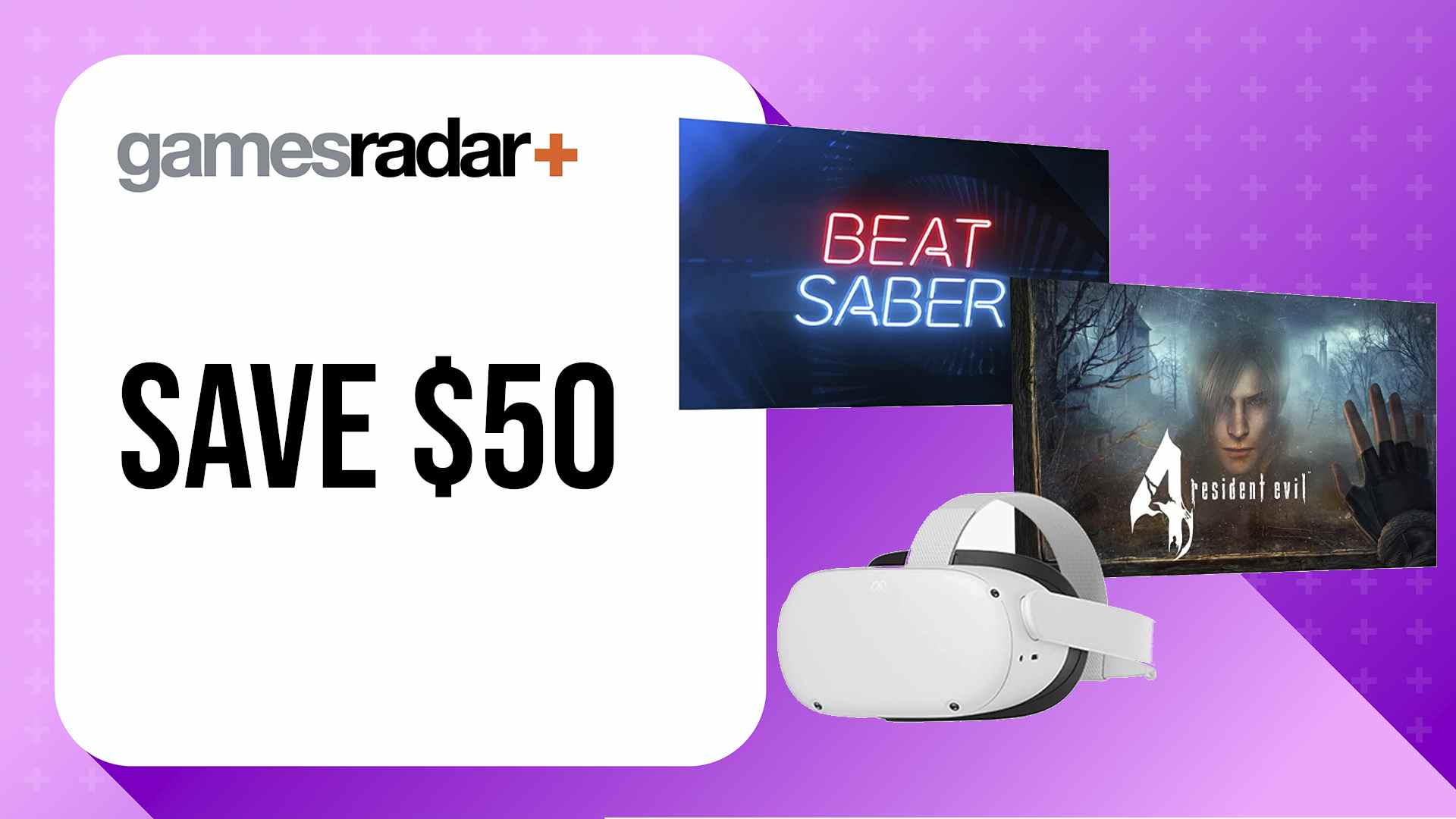 Black Friday Oculus Quest 2 traite du casque, Beat Saber et Resident Evil 4