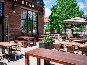 Brazen Head Irish Pub sur East Liberty St. à Toronto.